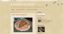 Desktop Screenshot of apassionforfood109.blogspot.com