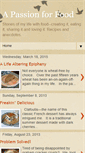 Mobile Screenshot of apassionforfood109.blogspot.com