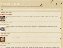 Tablet Screenshot of apassionforfood109.blogspot.com