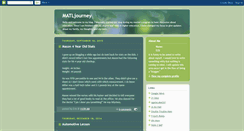 Desktop Screenshot of matljourney.blogspot.com
