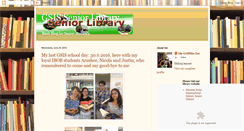 Desktop Screenshot of gsisseniorlibrary.blogspot.com