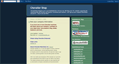 Desktop Screenshot of chevaliershop.blogspot.com