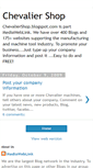 Mobile Screenshot of chevaliershop.blogspot.com