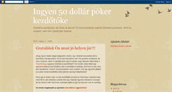 Desktop Screenshot of 50dolcsi.blogspot.com