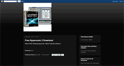 Desktop Screenshot of freehypersonic2download.blogspot.com