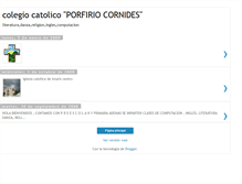 Tablet Screenshot of colegiocatolicoporfiriocornides.blogspot.com