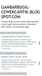 Mobile Screenshot of gambarbugil-cewekcantik.blogspot.com