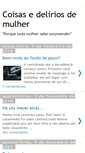 Mobile Screenshot of coisasedeliriosdemulher.blogspot.com