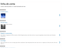 Tablet Screenshot of linhadeconta.blogspot.com