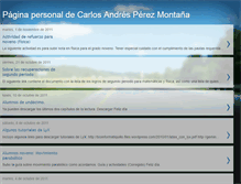 Tablet Screenshot of carlosandresperezmontana.blogspot.com