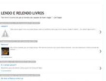 Tablet Screenshot of lendoerelendolivros.blogspot.com