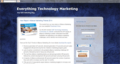 Desktop Screenshot of everythingtechnologymarketing.blogspot.com