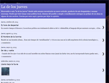 Tablet Screenshot of ladelosjueves.blogspot.com