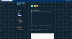 Desktop Screenshot of guillerodri.blogspot.com