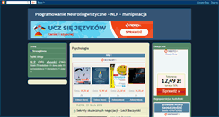 Desktop Screenshot of nlp-manipulacja.blogspot.com