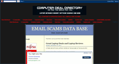 Desktop Screenshot of email-scams-data-base.blogspot.com