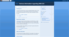 Desktop Screenshot of dns323.blogspot.com