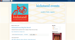 Desktop Screenshot of kickstandevents.blogspot.com