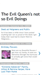 Mobile Screenshot of evilqueensevildoings.blogspot.com