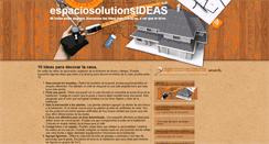 Desktop Screenshot of espaciosolutionsideas.blogspot.com