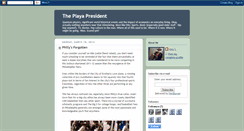 Desktop Screenshot of playapresident.blogspot.com
