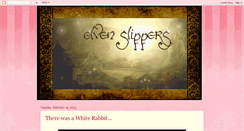 Desktop Screenshot of elvenslippers.blogspot.com