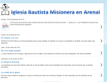 Tablet Screenshot of iglesiabautistaarenal.blogspot.com