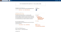 Desktop Screenshot of ouderenpartijhaarlem.blogspot.com