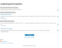 Tablet Screenshot of ouderenpartijhaarlem.blogspot.com