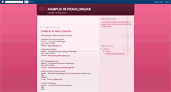 Desktop Screenshot of kampuspekalongan.blogspot.com