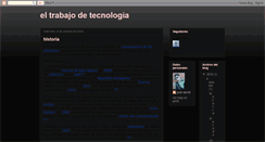 Desktop Screenshot of eltabajodetecnologia.blogspot.com