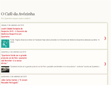 Tablet Screenshot of cafedaavozinha.blogspot.com