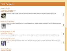 Tablet Screenshot of fivefingersbarefoot.blogspot.com