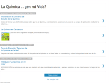 Tablet Screenshot of enmividahayquimica.blogspot.com