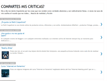 Tablet Screenshot of compartesmiscriticas.blogspot.com