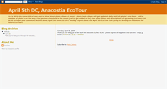 Desktop Screenshot of anacostiaecotourapr5.blogspot.com