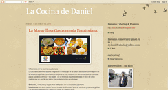 Desktop Screenshot of lacociinadedaniel.blogspot.com