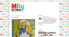 Desktop Screenshot of milyandcakes.blogspot.com