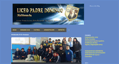 Desktop Screenshot of liceopadredomingo.blogspot.com