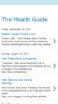 Mobile Screenshot of healthwellnessguide.blogspot.com