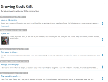 Tablet Screenshot of growinggodsgift.blogspot.com