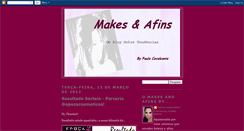 Desktop Screenshot of makesandafins.blogspot.com