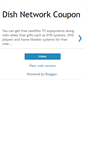 Mobile Screenshot of dishnetworkcoupon.blogspot.com