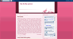 Desktop Screenshot of mylifeisaccordingtoyou.blogspot.com