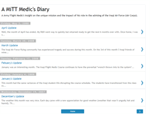 Tablet Screenshot of mitt-medic-diary.blogspot.com