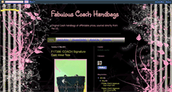 Desktop Screenshot of fabulouscoach.blogspot.com