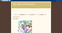 Desktop Screenshot of face-book-girls.blogspot.com