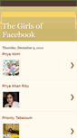 Mobile Screenshot of face-book-girls.blogspot.com