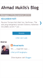 Mobile Screenshot of ahmadelmuklis.blogspot.com