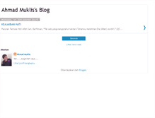Tablet Screenshot of ahmadelmuklis.blogspot.com